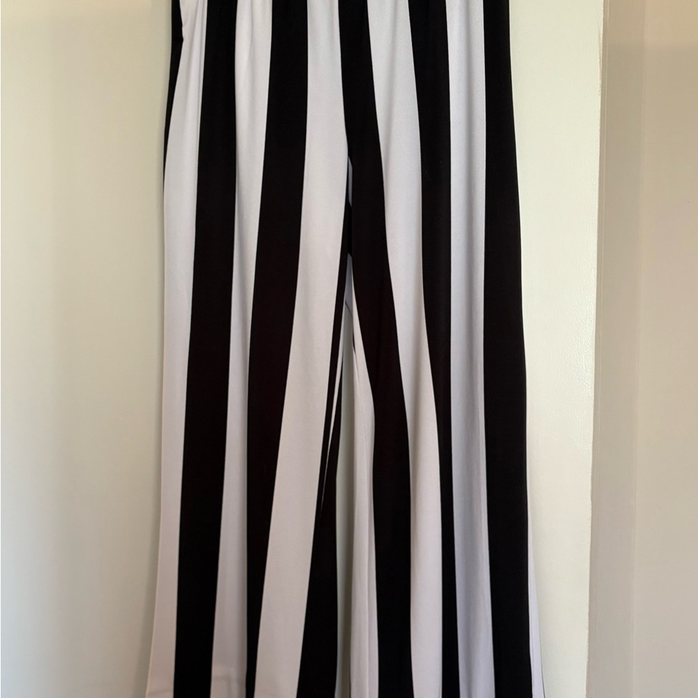 INC International Concepts Monochrome Striped Pants - Picture 4 of 4